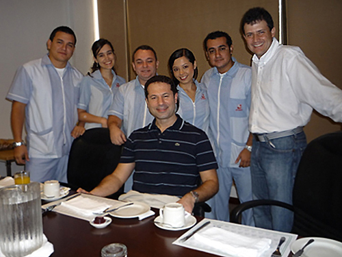 Visita Dr Tiziano Baccetti con Residentes Ortodoncia Universidad del Valle